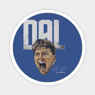 Luka Doncic Dallas Portrait City Abbreviation Magnet